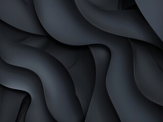 Obraz premium A somber abstract background featuring subtle, dark shapes and gradients 