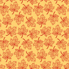 Tropical leaf background. Abstract leaves background pattern vector. maple leaf pattern background. abstract leaves seamless pattern background.