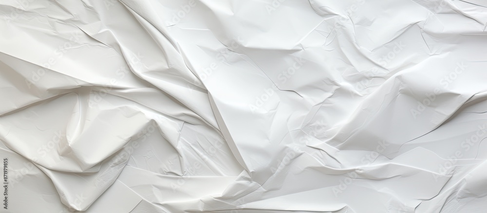 Leinwandbilder background of crumpled paper with a textured surface, perfect for a copy space image.