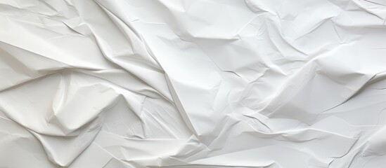Obraz premium Background of crumpled paper with a textured surface, perfect for a copy space image.
