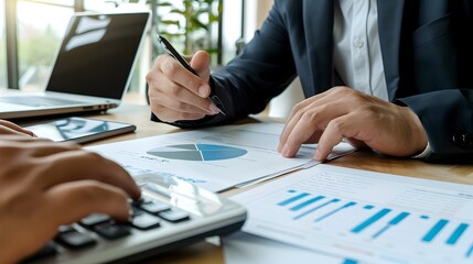 Accountant Explaining Tax Laws to Client During Business Consultation