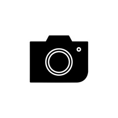 Camera Icon. Camera symbol. Camera vector icon flat, isolated on white