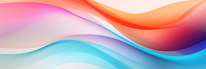Abstract Colorful Wave Pattern
