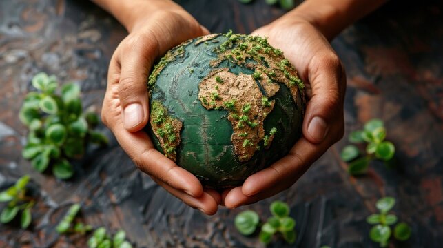 Create an awareness poster for reducing carbon footprints by adopting plant-based diets and sustainable food choices