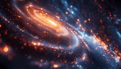 Naklejka premium Digital Retrieval Nexus: Portal to Infinite Information, portal surrounded by swirling data streams, gateway to retrieve documents.