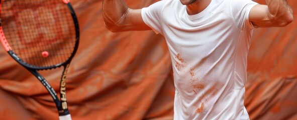 Tennis player in white pumps, fist in celebration on tennis court, showcasing enthusiasm, commitment to sport. Moment captures the essence of competitive tennis.