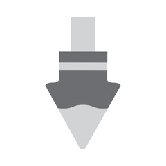 Obraz premium Plumb bob Vector Flat Icon Design