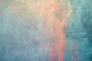 Abstract Pastel Textured Background with Soft Blue and Pink Brush Strokes