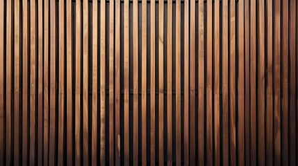 Obraz premium Vertical Wooden Slats with Minimalist Background for Modern Decor and Design