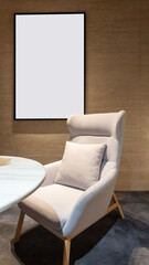 Modern Armchair in Minimalist Interior Design