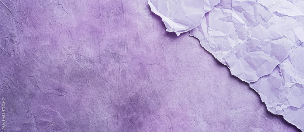 Leinwandbilder top view of a lavender-hued paper texture backdrop with ample copy space image below.