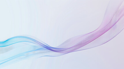 Obraz premium Minimalist Pastel Gradient Wave Background