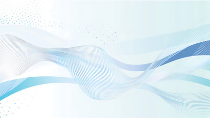 Fototapeta premium Abstract Light Blue Wave Background