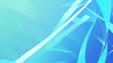 Bright Blue Abstract Geometric Background