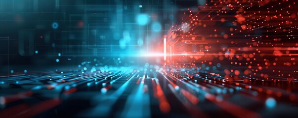 A digital artwork highlighting the intersection of technology and danger