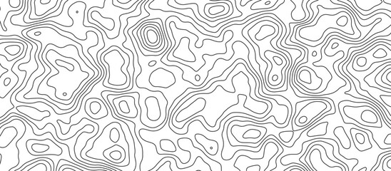 White topology and topography vector design abstract background contour map texture for print works