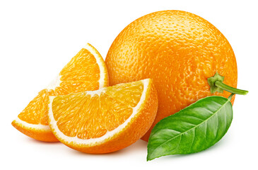 Orange isolated on white background