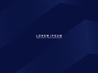 Premium background design with diagonal dark blue stripes pattern. Vector horizontal template for digital luxury business banner, contemporary formal invitation, luxury voucher, certificate, etc.