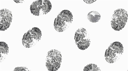 seamless pattern with black and white fingerprint on isolated background, vector illustration, high resolution photography, insanely detailed, fine details
