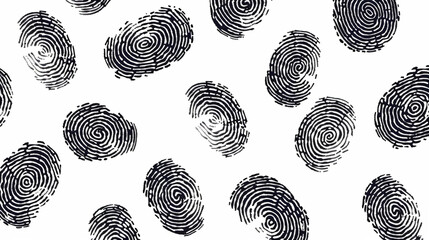seamless pattern with black and white fingerprint on isolated background, vector illustration, high resolution photography, insanely detailed, fine details