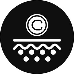 Vitamin Vector Glyph Black Circle Icon