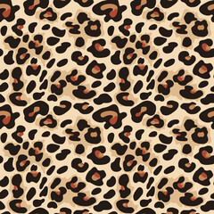
leopard pattern seamless background vector modern print for textiles, wild cat spots