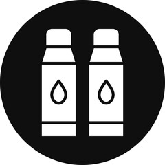 Resin Glyph Black Circle Icon