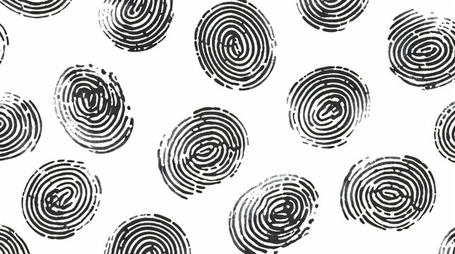 seamless pattern with black and white fingerprint on isolated background, vector illustration, high resolution photography, insanely detailed, fine details