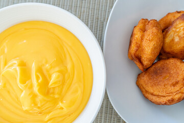 Nigerian Akara Beancakes ready to eat