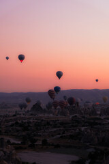 Valley of Hot Air Balloons at Sunrise - Cappadocia