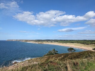 Paysage d'une côte de Bretagne