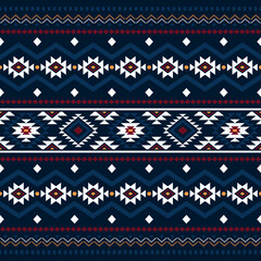 Ancient echoes Aztec geometric seamless patterns southwest Navajo Native American tribal ethnic colorful for textile printing