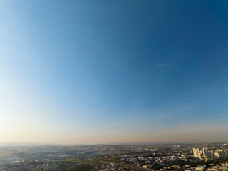 Fototapeta premium Foto aérea da cidade de Campinas, uma das maiores cidades do estado de São Paulo