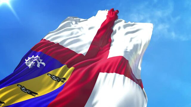 Herm Flag Low Angle View