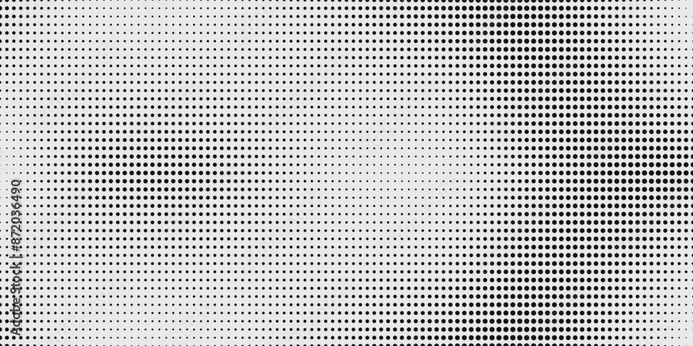 Poster background with monochrome dotted texture. polka dot pattern template vector dots pattern