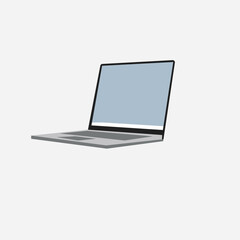 laptop isolated on white background