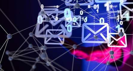 mail communication support contact concept service