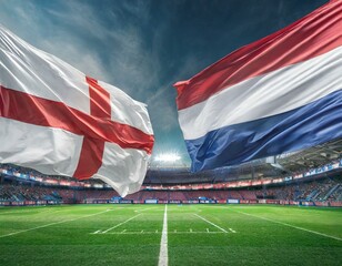 Niederlande gegen England, Fußball Stadion