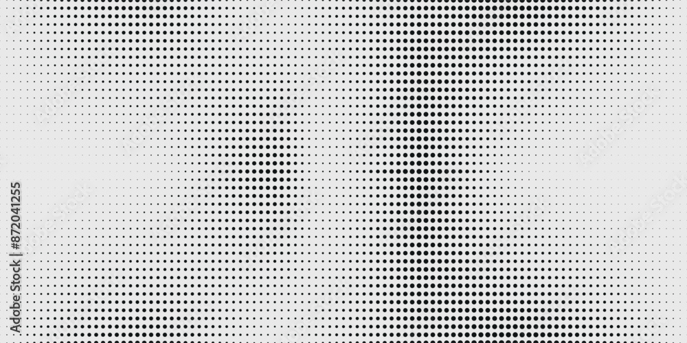 Poster background with monochrome dotted texture. polka dot pattern template vector dots pattern