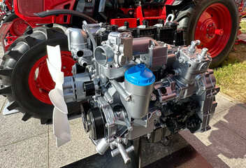 Industrial power engines for diesel trucks and agricultural tractors.