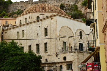 Nafplio; Greece - august 30 2022 : picturesque old city