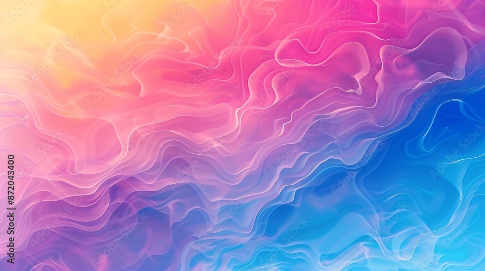 Poster abstract colorful gradient background, displaying a vibrant array of colors in a smooth transition.