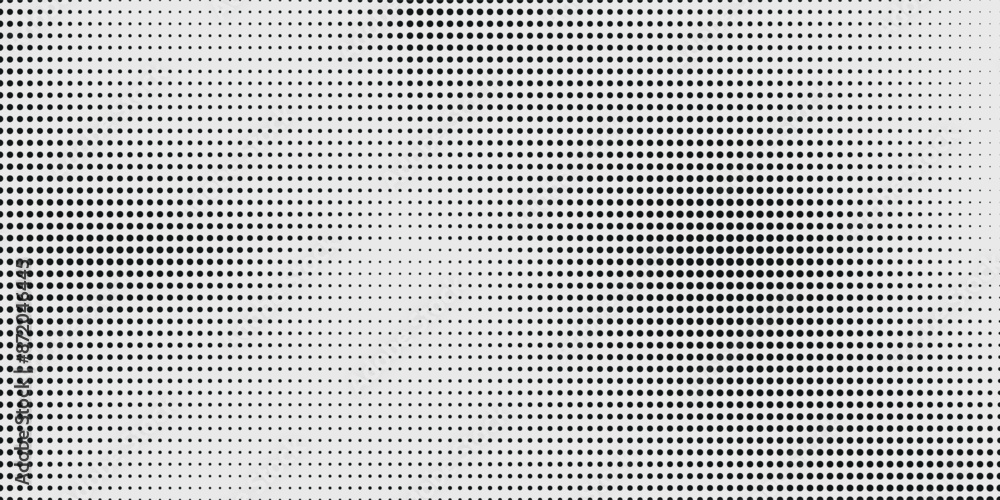 Poster background with monochrome dotted texture. polka dot pattern template vector dots pattern