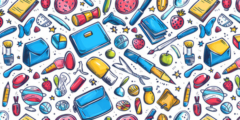 back to school pattern