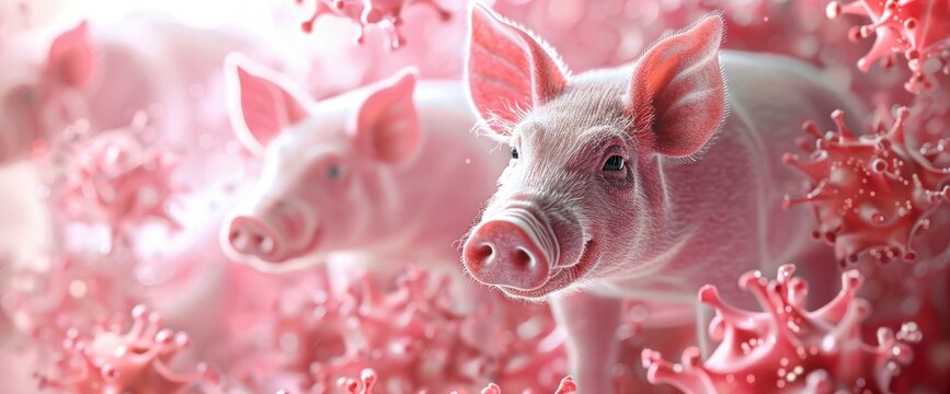 Gene-Edited Pig Cells For Xenotransplant Into Humans, A Scientific Marvel,High Resolution, Ultra HD