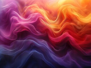 Obraz premium A vibrant abstract background with layered colors, creating a sense of depth and movement. 