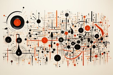 Obraz premium Modernism Calligraphy Spirituality Sudanese Displacement Identity 