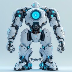 Futuristic Robot, Powerful Mechanical Suit