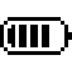 Battery Charging. Battery Charge Level Icon