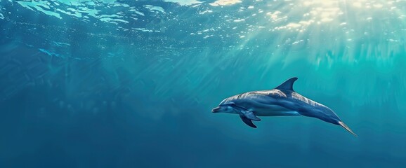 Dolphin Swimming Near Whyalla,High Resolution, Ultra HD